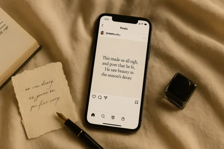 Top 200 Evergreen Poetry & Quotes for Instagram Captions